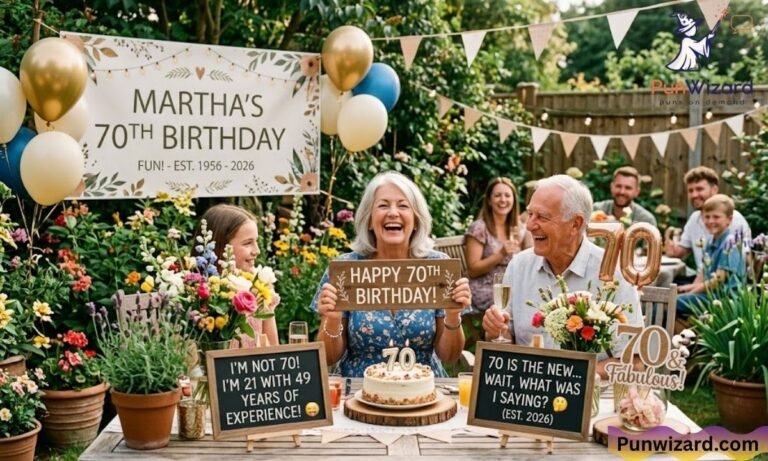 70th Birthday Puns