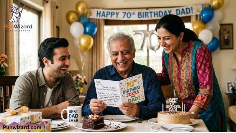 70th birthday jokes for dad