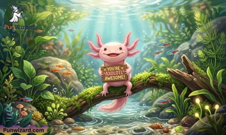 Axolotl Puns