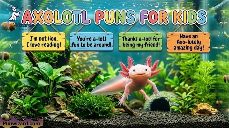 Axolotl Puns For Kids