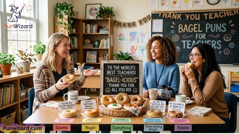 Bagel Puns for Teachers