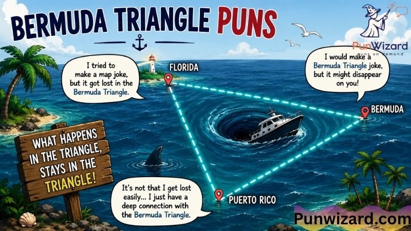Bermuda Triangle Puns