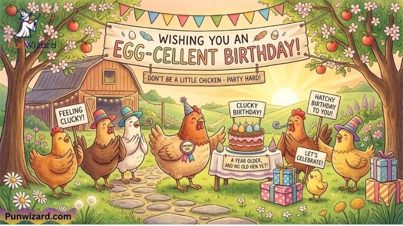 Chicken Puns for Birthday