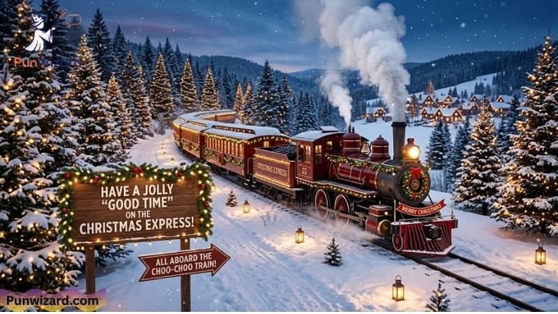 Christmas Train Puns
