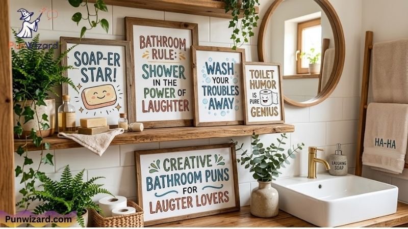 Creative Bathroom Puns