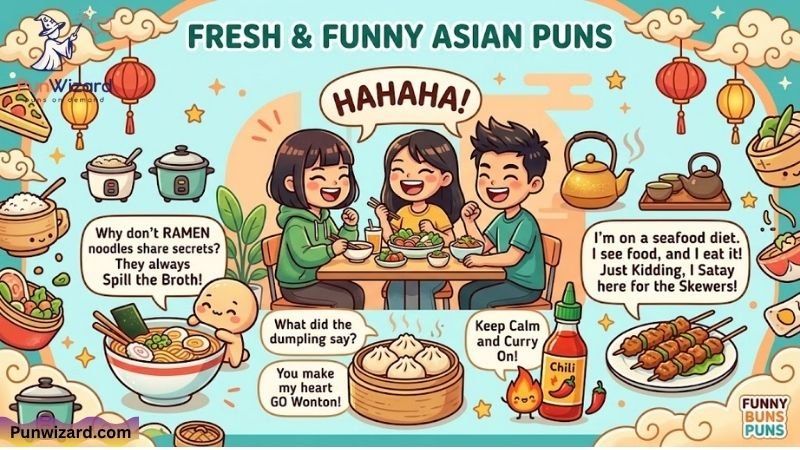 Fresh & Funny Asian Puns