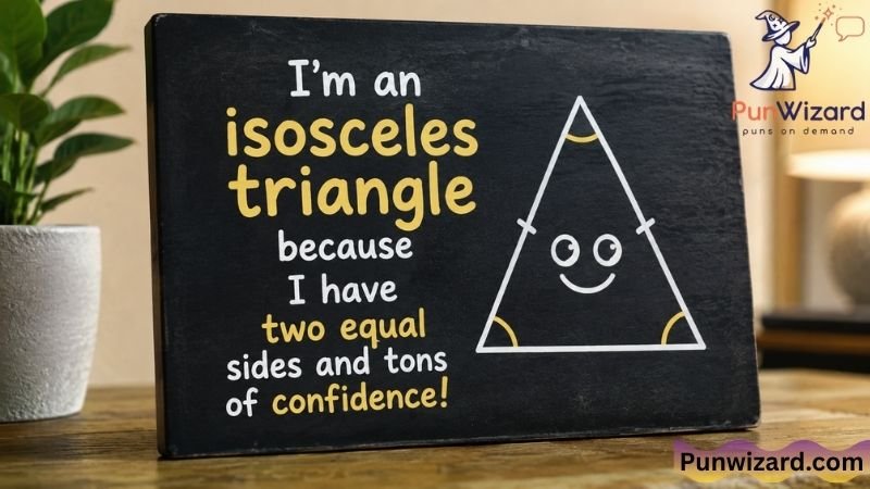 Isosceles triangle puns