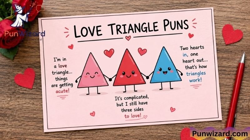 Love triangle puns