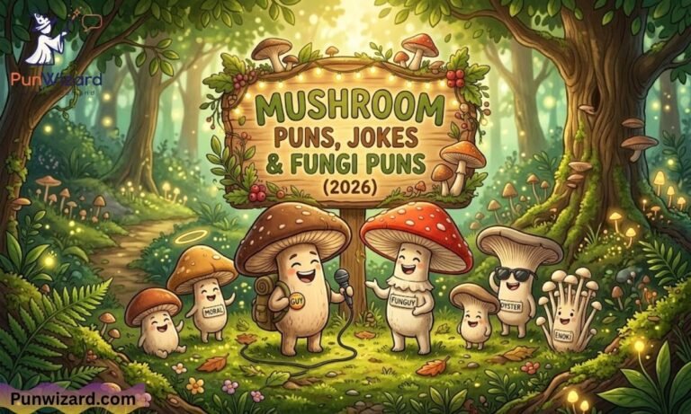 Mushroom Puns, Jokes & Fungi Puns (2026)