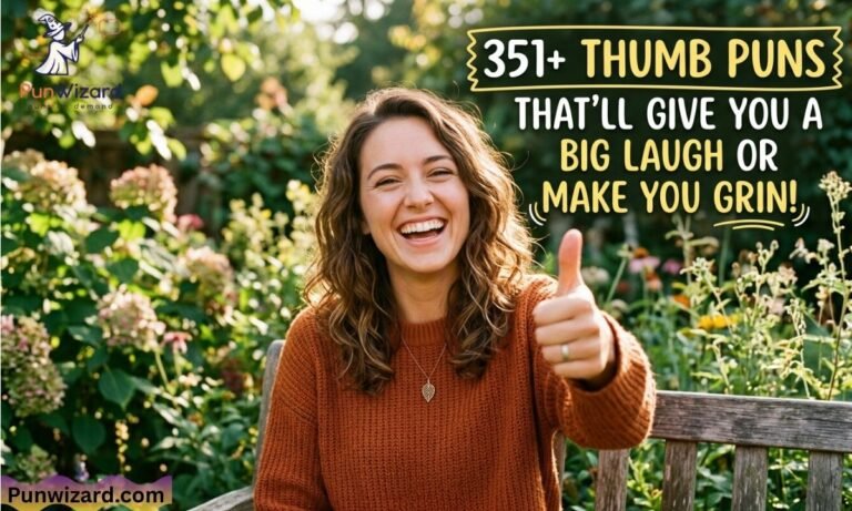 THUMB PUNS THAT’ll GIVE YOU A BIG LAUGH