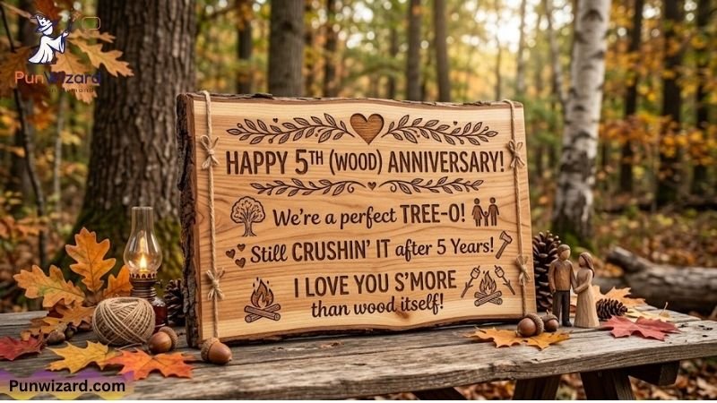 Wood Puns Anniversary