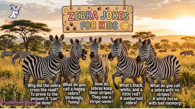 Zebra Jokes for Kids