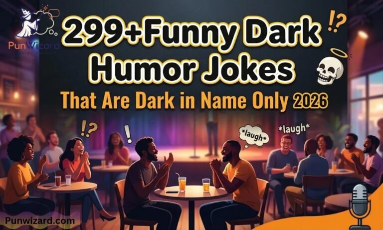 Funny Dark Humor Jokes That Are Dark in Name Only 2026