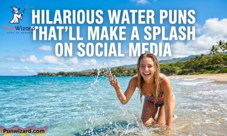 Hilarious Water Puns That’ll Make a Splash on Social Media