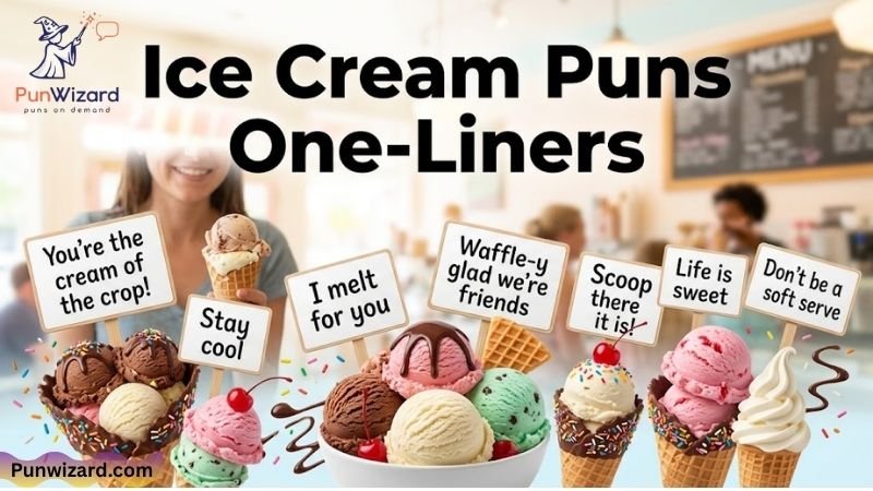 Ice Cream Puns One-Liners